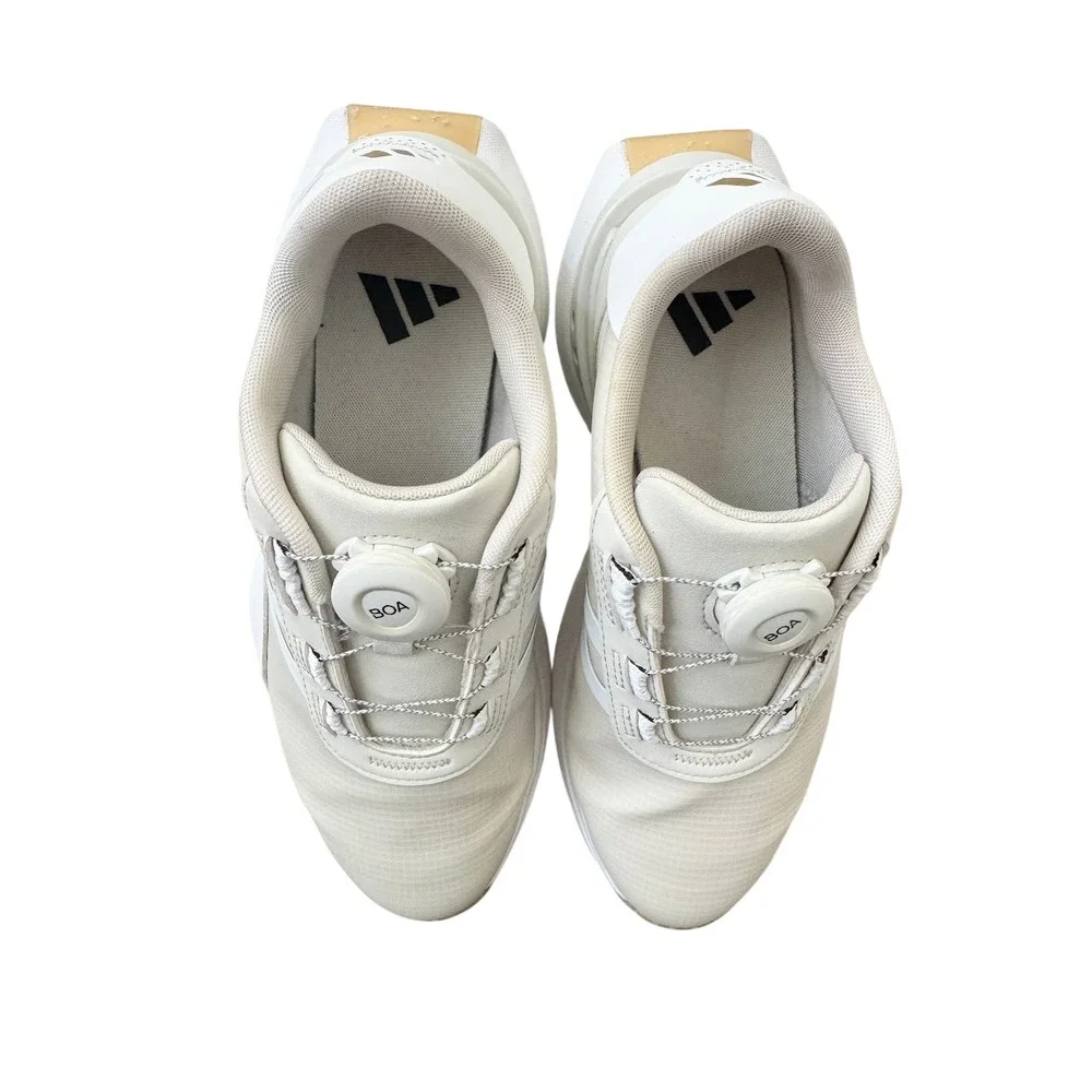 adidas Women S2G BOA 24 Golf Shoes Size 7 Orbit Grey/White Gold Metallic